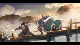 Fog Hill of Five Elements (BRIDGE FIGHT SCENE)