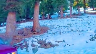 Short Trip Snowfall View Pakistan