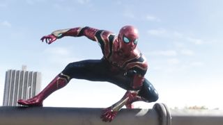 Spiderman Peter Fights Doc Ock on the Highway - No Way Home 4K HD
