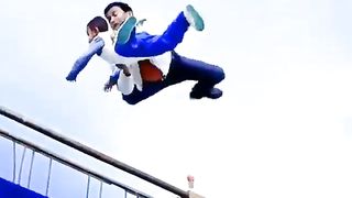The special forces rescued a 6-year-old child regardless of life safety_ but hewas kicked doth video