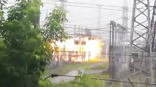Взрыв трансформатора 110кв томск.
