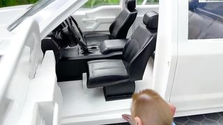 Monkey Baby Bon Bon Goes to Buy Giant M&M Candy and Eats Ice Cream with Puppy in the Garden