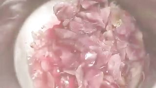 Homemade rose petals