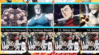 Top 17 Best Hero Association S Class Heroes in One Punch Man (Ranked)