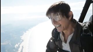Tom Cruise jumped out of a plane to thank his fans by _NF24news