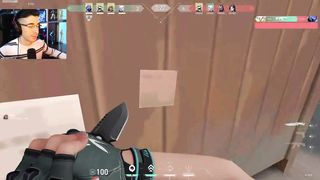 no skill just shoot with jett + vandal