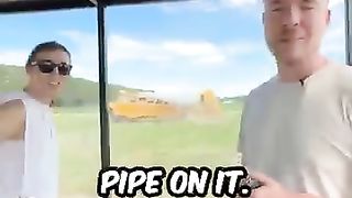 Metal Pipe Vs School Bus