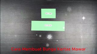 Bunga mawar dari kertas
