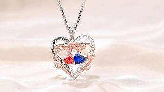 BEST ROSE HEART NECKLACE FOR FEMALES