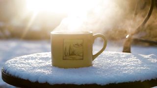 beverage and steam outdoors