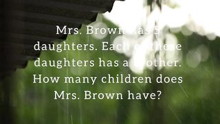 Try Kids riddle