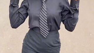 A school girl Dancing
