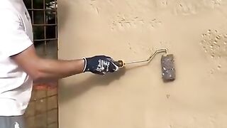 Cool imitation of masonry