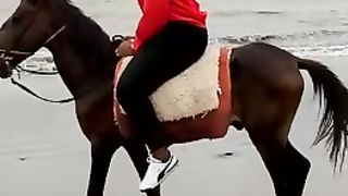 At the beach