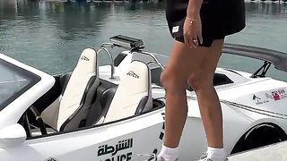 Dubai Police Jet Car!#sea #police #boatThanks to IG -