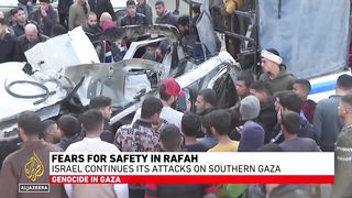 Rafah fears for safety_ Israel intensifies attacks on southern Gaza.