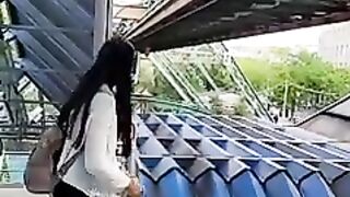 hanging train in Germany -