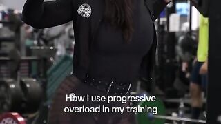 Progressive overload to know your training is working.