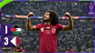 _AsianCup2023 _ Final _ Jordan 1 - 3 Qatar Asian Football final highlights most viewed match