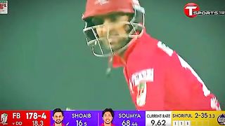 Shoaib Malik played a good innings again in BPL match