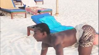 A man turn himself to animal