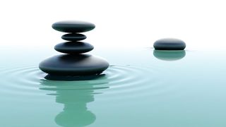 Black water stones