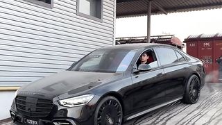 The 1 of 1 BRABUS Mercedes Benz S class AMG 2023 model in pitch black