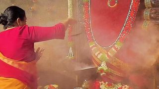 of a linga,DEVIwas consecrated by Sadhguru as a powerful feminine energy form.#LingaBhairavi #Devi #trending