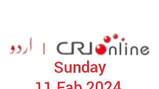 News Bulletin CRI online urdu News