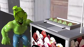 Scary Teacher 3D Miss T vs NeighborHulk Rescue Dog on Siren Heads Hand Mods Hulk and Granny