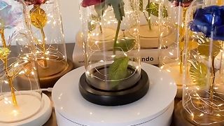 Galaxy Rose Artificial Flowers Beauty and the Beast Rose Wedding Decor Creative Valentine's Day Mother's Gift