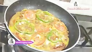 Low cost Bakery Wala Pizza No Cheese No maida Quick Recipe ♥️♥️♥️
