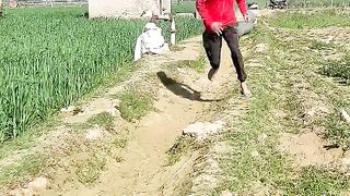 Anaconda snake chasing boy