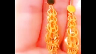 Gold earrings new design