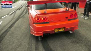 Modified Cars leaving Car Show! - 800HP Skyline, TopSecret Supra, GT5