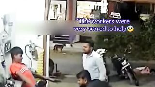 Boy got electric shock, man saved him.❤️????