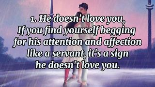 7 Clear Signs a Man Doesn't Love You