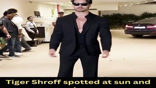 Tiger Shroff spotted at sun and sine #tigershroff #shorts #short #trending #viral #bollywood #shortvideo