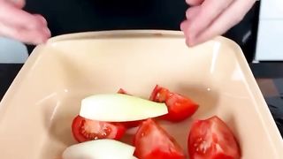 Скумбрия с овощным соусом