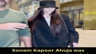 Sonam Kapoor Ahuja was snapped arriving at Mumbai Airport #sonamkapoor #short #shorts #trending #viral #bollywood #viralshorts