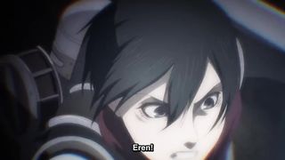 Levi vs Beast Titan round 2 - Attack On Titan - Anime