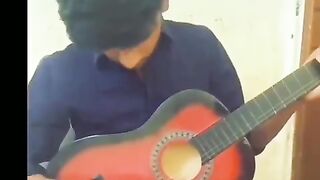 Playing Artificial Guitar | Malik Atiq