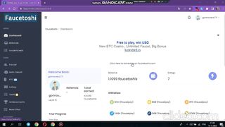 Faucetoshi! Сайт який платить!