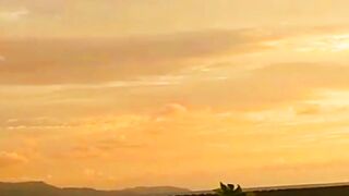 Sunset in Beach