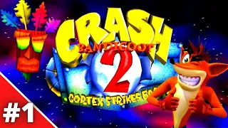 ✅crash bandicoot 2 - um Clássico dos anos de 1997 Parte ( 2/2)