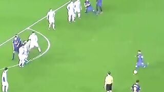 Real goat on football