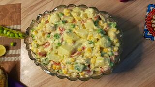 Chicken veg salad