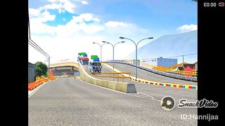 Bus in the road please subscribe my channel