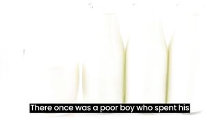 Story of the Glass of milk. Kids story.