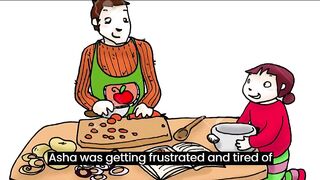 Story of When Adversity Knocks. Kids Story. in English language.